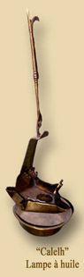 Calelh, lampe � huile