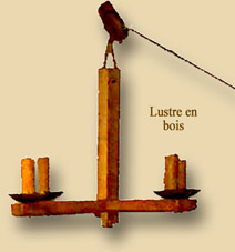 Lustre en bois