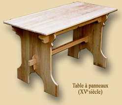 Table � panneaux